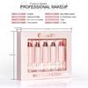 CmaaDu Velvet Matte Lipstick Set: 5-Piece True Red Moisturizing Gloss for European & American Makeup.