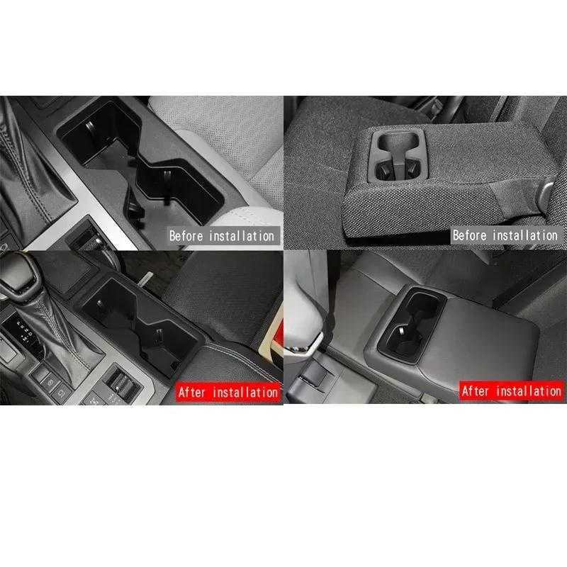 For Toyota Land Cruiser 250 Prado LC250 2024  2025 ABS Center Conlose Gear Front Water Cup Holder Rear Seat Drink Holder Cover