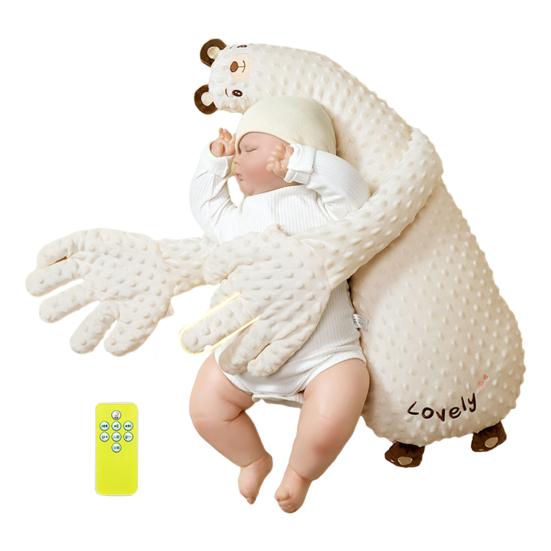 Suzeta Palmă Calmantă pentru Bebeluși Jucărie Moale de Pluș Ajutor pentru Somn Pernă de Suport pentru Somnul Bebelușilor Jucărie Calmanta Anti-Sperietură pentru Sugari