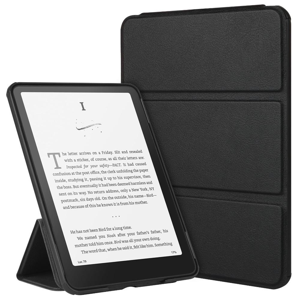 For Auto Wake/Sleep Case Tri-fold Shockproof e-Reader Cover Leather Wear Resistant for Kindle Paperwhite 12th Gen 2025 (7 inch)