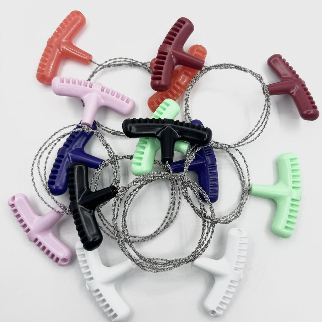 Mini Pocket Survival and Camping Wire Saw with Outdoor PP Handle and Stainless Steel for Aquatic Plants