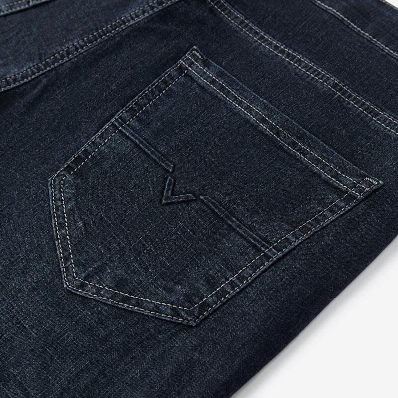 FIRS Men's Cotton Blend Straight Leg Jeans