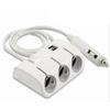 Car Cigarette Lighter One To Three Power Distributor, 60W Multifunctional Car Charger Dual USB Car Phone Charger Usb Hub