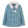 Mom's Winter Coat Short Padded Cotton-padded Jacket 50-year-old Middle-aged and Elderly Women Winter New Warm Cotton-padded Jacket.