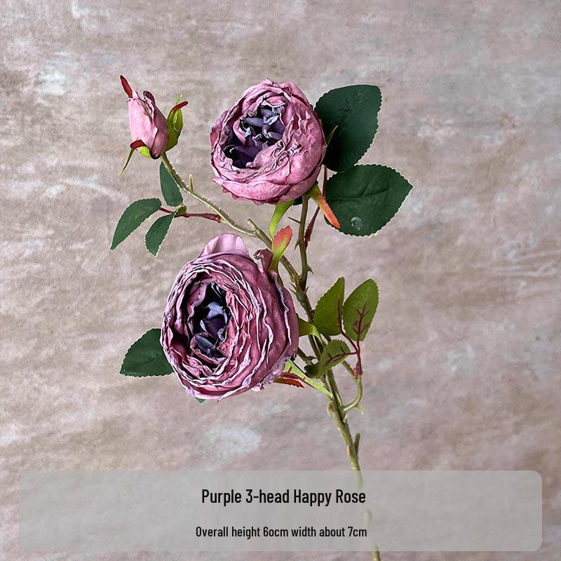 Flori Artificiale Seria Violet: Floral Decorativ Elegant pentru Casă, Nuntă, Cameră Model și Decor Moale.