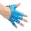 PU Leather Half-palm Gloves Fingerless Patent Leather Gloves Lolita Rivet Gloves  Girls