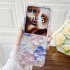 Colorful Embossed Effect Watercolor Flower Phone Case for Motorola Razr 60 Ultra 50 2024 Ultra 2025 Slim Camera Protection Cover
