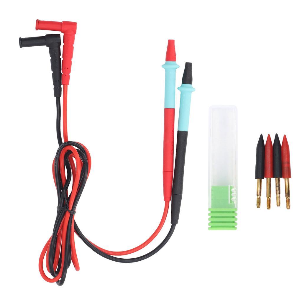 Multimeter Test  S Kit Silicone CAT III 1000V Electrical Multimeter Test  S Set with 4 Changeable Needle Probes