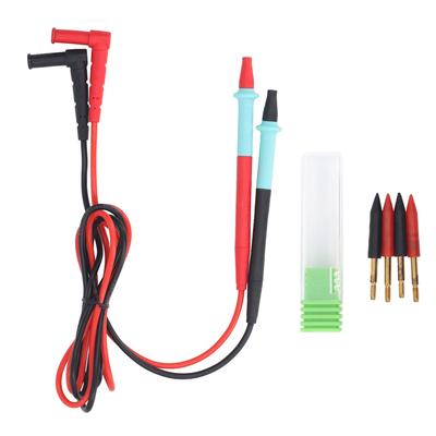 Multimeter-Test-Kit Silikon CAT III 1000V Elektrisches Multimeter-Test-Set mit 4 austauschbaren Prüfspitzen
