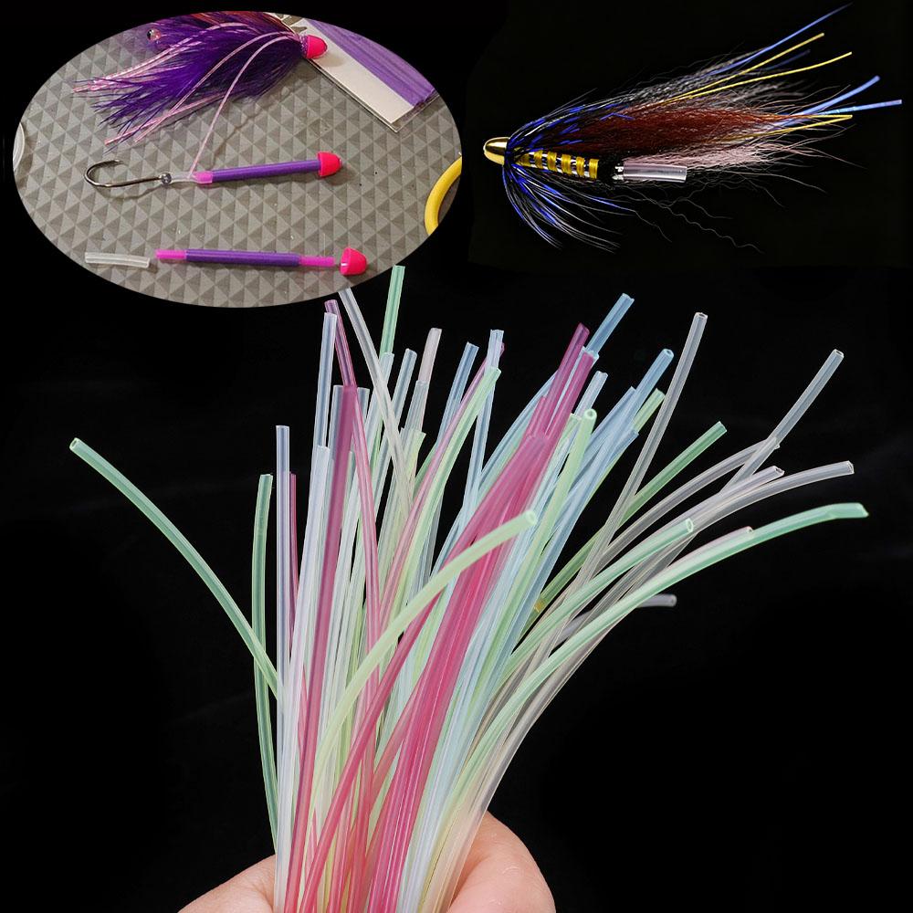 1–6 Packs Semi-Rigid Liner & Soft Junction Tubbing – Clear Fly Tying Tubes for Salmon, Trout, Steelhead Streamers and Tube Flies