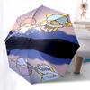 1pc Little Twin Stars Outdoor Umbrella - Automatic Opening/Closing, Foldable Design, Iron Frame, Festival Gift for Fans, Travel & Daily Use.R029