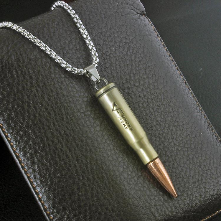 Korean New Couple Pendant Titanium Steel Jewelry Geometric Necklace Women's Short Men's Wolf Tooth Clavicle Chain