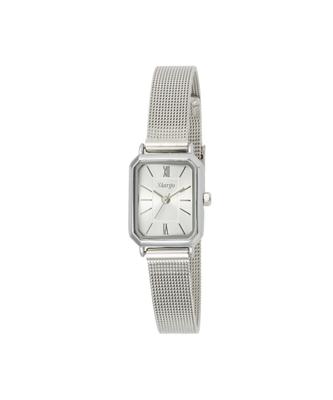 Sialeugo Sg-001S-S Sage Collection Women'S Square Silver Wristwatch