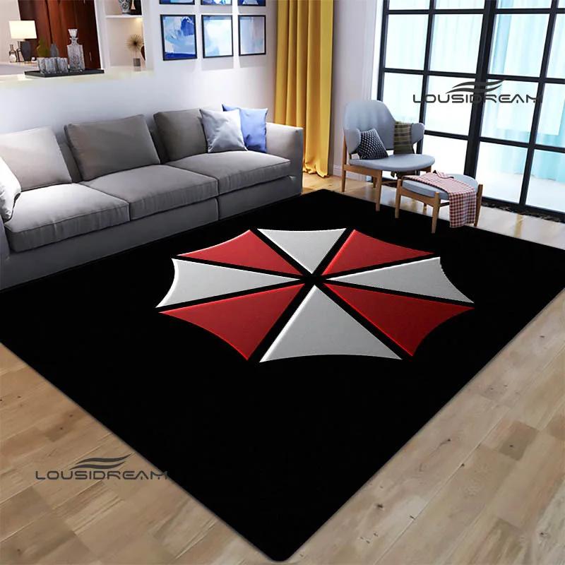 R-Resident Evil Umbrella Printed Carpet Non -slip Carpet Carpets for Living Room Area Rug Door Pad Bedroom Decor Birthday Gift