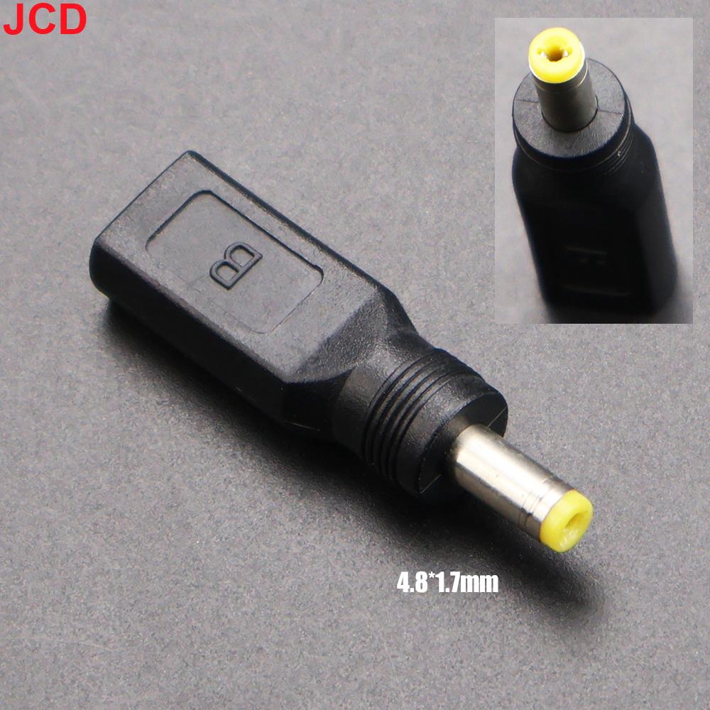 1P USB Type-C Female To DC 7.4x5.0 4.5x3.0 5.5x2.5 5.5x2.1 Male Plug Power Connector Laptop Adapter Converter For Lenovo HP Dell