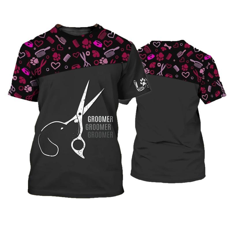 

Летняя мода цветные 3D принтованные повседневные свободные футболки с круглым вырезом и короткими рукавами мужские S