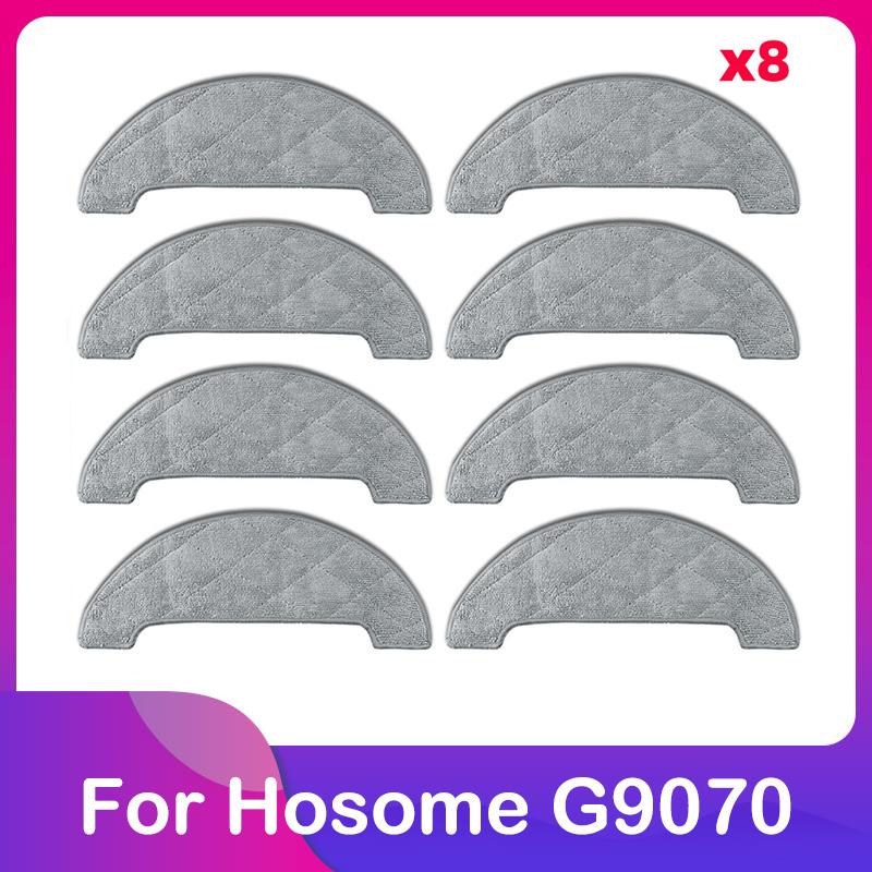 Compatible For Hosome G9070 Robot Vacuum Cleaner Replacement Spare Parts Main Side Brush Hepa Filter Mop Rag Wipe Accessories
