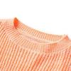Knitted Pullover for Children Bright Orange 92/104/116/128/140