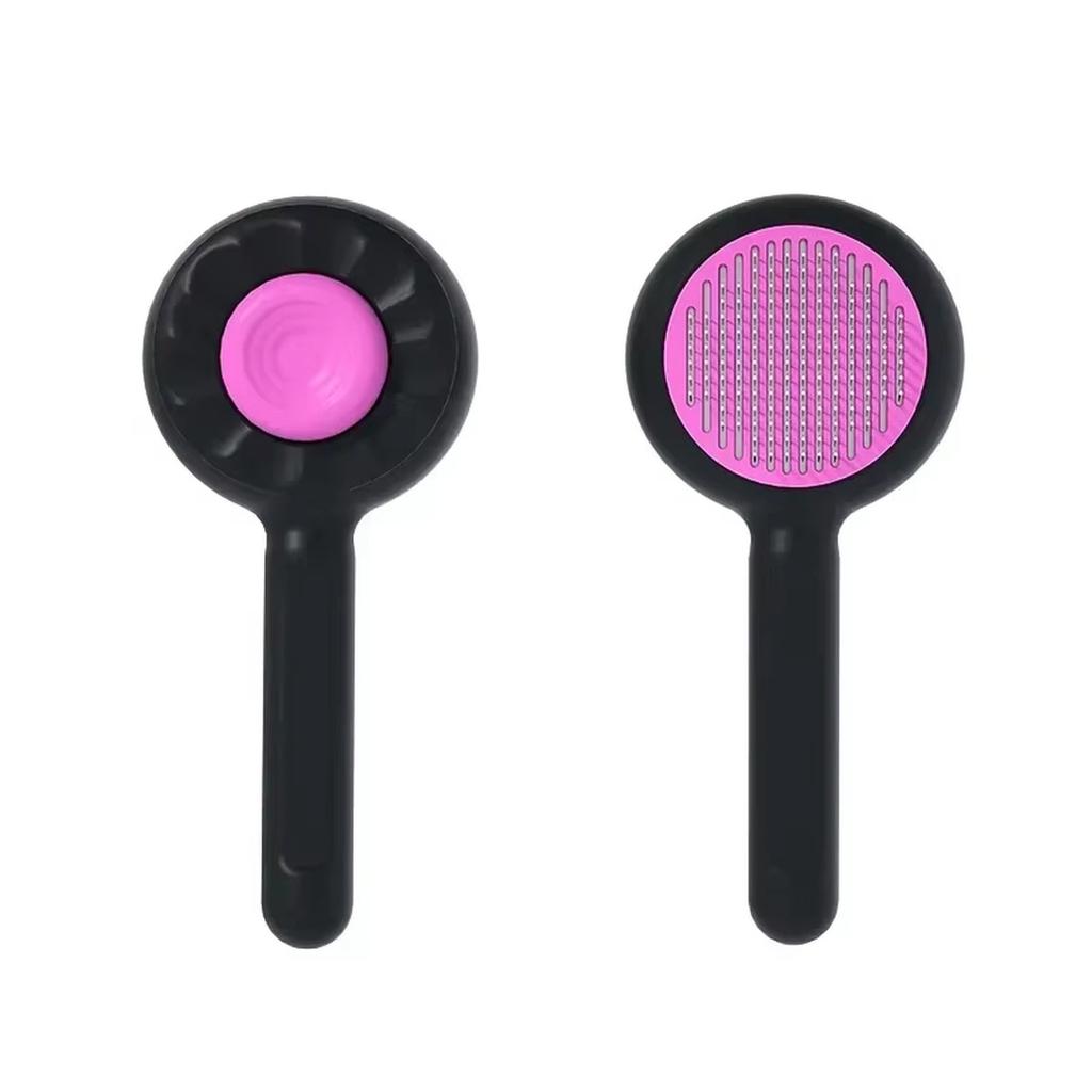 Grooming Kit Deshedding Brush Comb And Nail Clippers For Long Haired Cats Pet Combs