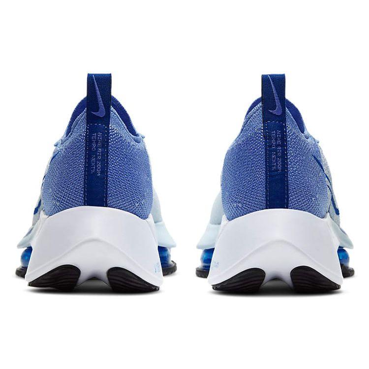 Nike Air Zoom Tempo NEXT% Flyknit Blå Hvit Dame Joggesko Royal-Pulse Blue-Tint Black CI9924-400