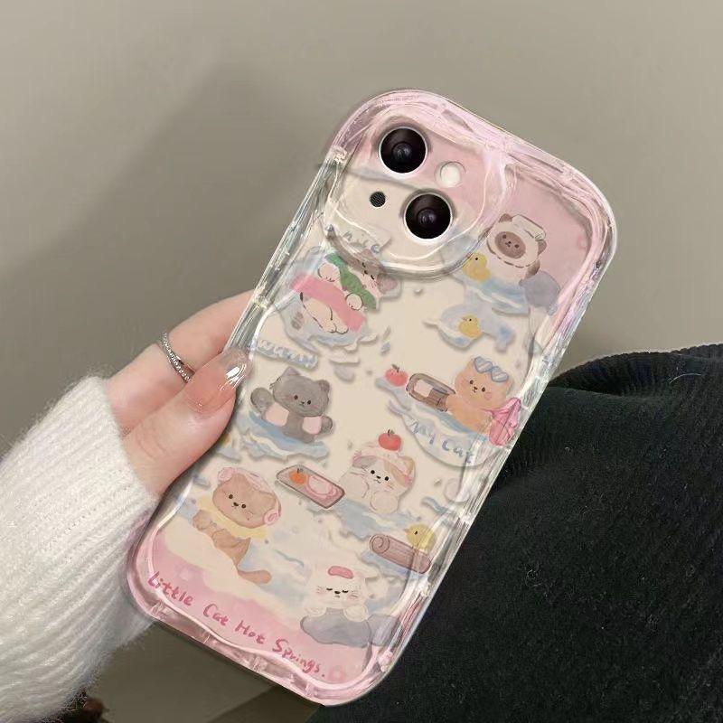 Чехол для телефона iPhone 11 13 12 14 15 16 XR XS Pro Max 7 8 Plus Samsung A55 A15 Redmi note 13 12 OPPO A18 A16 Vivo Y17S V27 Honor 9 10 Infinix 40 30