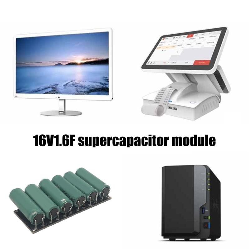 Qualität 16V 1.6F Kondensator Superkondensator Modul Mit Niedrigem Widerstand Für Elektronik Motor, LED-Beleuchtung Haushaltsgeräte