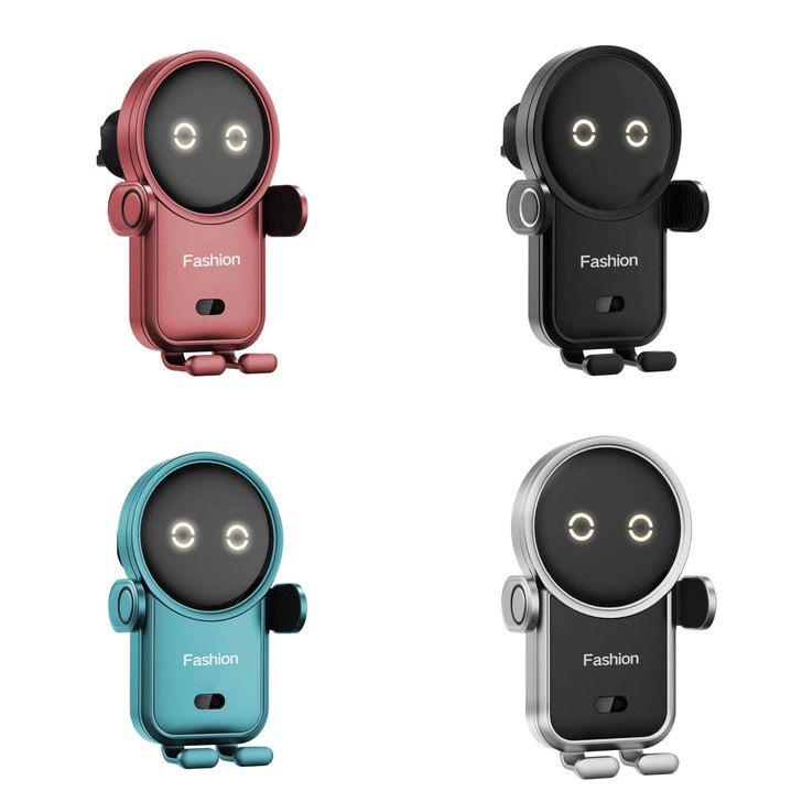 Smart Clip Infrared Sensing Car Wireless Charger & Phone Holder with Fast Charging