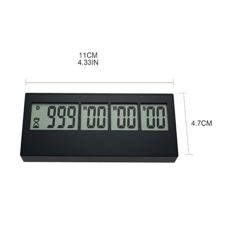 999Days Countdown Clock LCD Digital Screen Kitchen Timers Event Reminder for Wedding Retirement Kitchen Baking Cooking