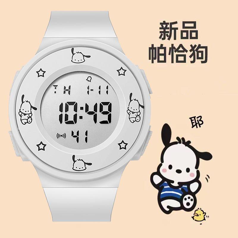 Electronic Watch, Round Dial, Calendar Week Luminous Light Alarm Clock