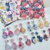 Polymer Clay Watercolor Transfer Paper DIY Flower Butterfly Printing Paper Soft Pottery Earrings Jewelry Making Decorative Tools