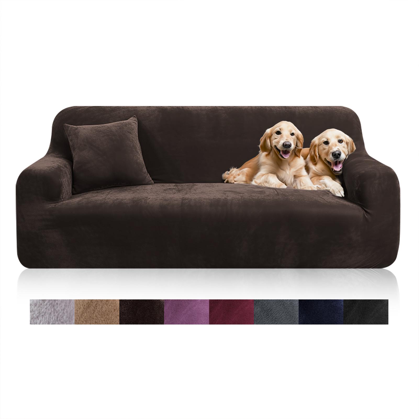 Velvet Sofa Cover Elastic Thick L