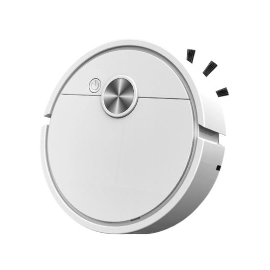 Mini Robot Stofzuiger, 3-in-1 Zuigende Dweilende Robotstofzuiger, Slanke Draadloze Zelfladende Robot Dweil voor Auto Huis Harde Vloer