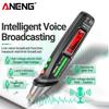 Neuer intelligenter Spannungsprüfstift 12V-1000V AC Spannungs-Sprachansage ANENG VC1019 Berührungsloser Infrarotsensor-Positionierung Elektrische Werkzeuge mit Alarm