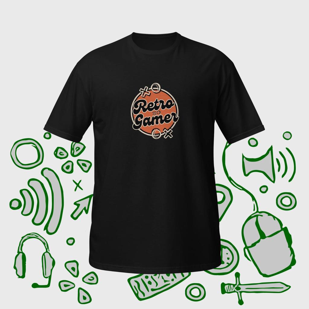 Retro Gamer Unisex T-Shirt For Retro Game Fans, Gaming Shirt, Gamer Gift