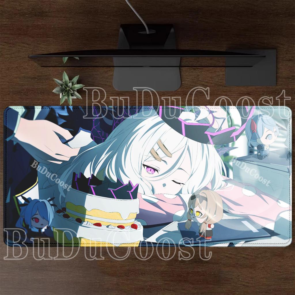 HD Printing Blue Archive Sorasaki Hina Large Mousepad Non-slip XXL Mouse Pad Keyboard Kawaii Anime Girl Overlock Office Desk Mat