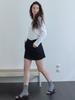 Elssibeui Slim Fit Seam Detail T-Shirt_Ivory