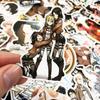 50 100Pcs Attack On Titan Stickers Scrapbooking Phone Luggage Skateboard Laptop Diy Anime Waterproof Decals Gift