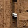 Sideboard with Drawer Rustic Wood Look 71 x 35 x 84 cm Engineered Wood