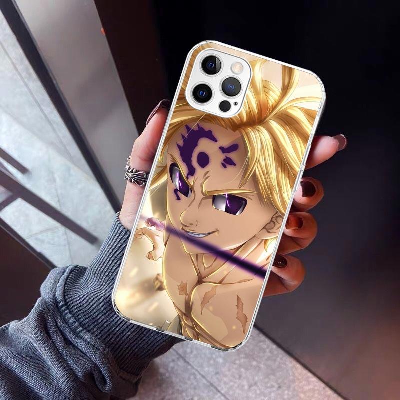 Seven D-Deadly Sins Meliodas Phone Case For iPhone 17 Air 16 15 Pro Max 14 Plus 13 Mini 12 11 Cover 7 8 SE Silicone Shell Print