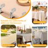 40Pcs Tablecloth Clips Stainless Steel Leaf Shape Table Cloth Cover Clamps Portable Adjustable Tablecloth Holder Clips for Home