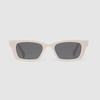 2PCS Personality Fashion Cat Eye Sunglasses Women Men Vintage Classic Black White Frame Sun Glasses Outdoor Driving Shades