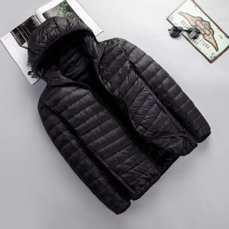 Winter Men's Cotton Clothes Men's Thin Hooded Cotton-padded Clothes Youth Large Size Jacket Casual Cotton-padded Clothes
