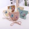 Summer Girl Princess 2pcs a Sets Sun Hat +bags Child Baby Casual Beach Butterfly Panama Caps for Holiday Party