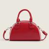 New Autumn and Winter Women's Niche Splicing Portable Pillow Bag High-end Handbag Crossbody Boston Bag