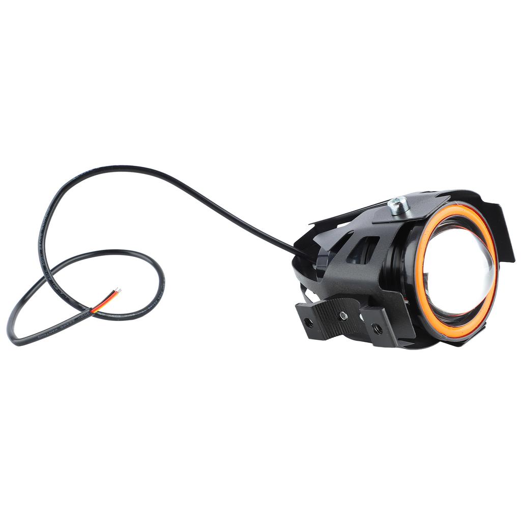 Motorcycle Headlight 4 Lighting Modes Unique Aperture 12 to 60V Shockproof Front LED Spotlights for Motorbike