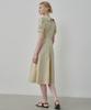 Ollibeudeollibeu Voluminous Sleeve Wrap Collar Dress Ow6Mo5560