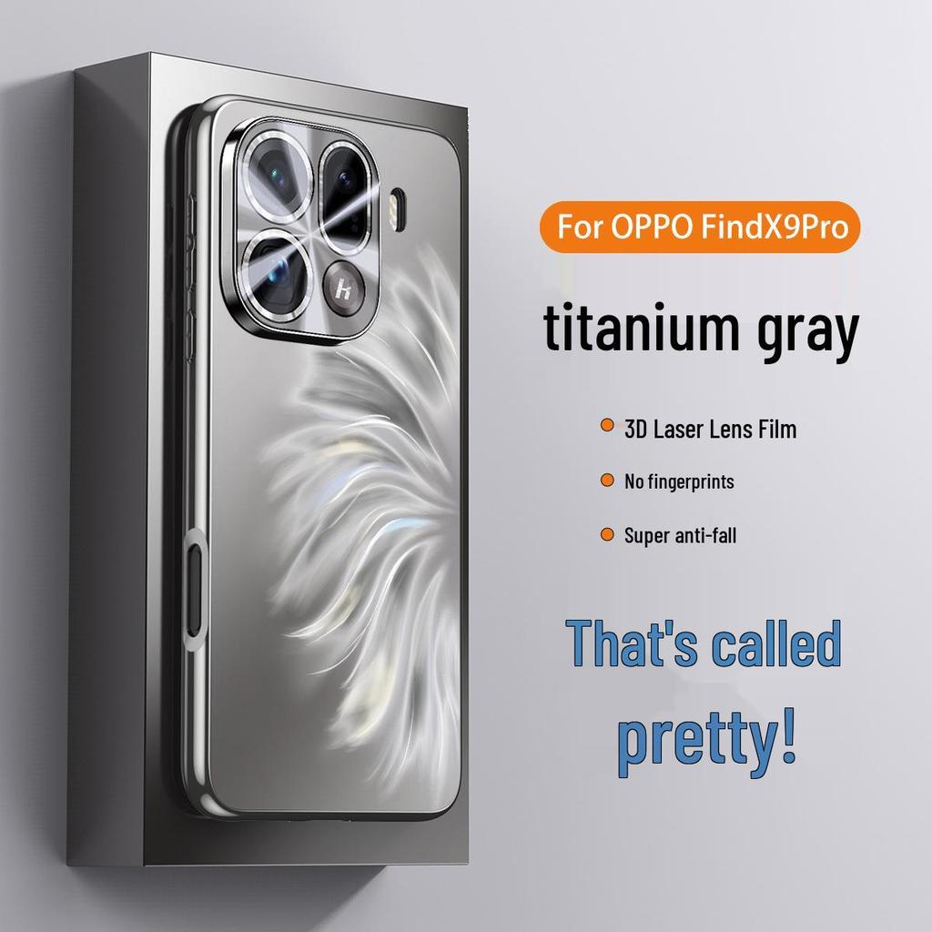 Mermaid Princess Electroplated Phone Case for OPPO Find X9 Pro, Light Luxury, Full Lens Coverage, Anti-Drop, Reno14 Hard Shell