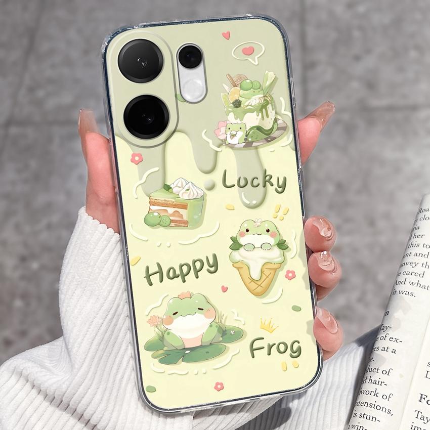 For Vivo V60 V50 V40 Lite V40e V30e V20 Pro SE Phone Case Beautiful Mountain Range Patterns Transparent TPU Anti Slip Soft Back Covers For Vivo Casing