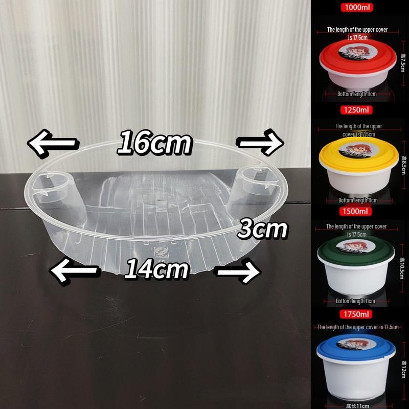 Anfeng Disposable PP Food Grade Takeaway Containers with Anti-theft Buckle