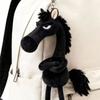 1/3/5/10PCS 2026 Year of The Horse Black Horse Plush Mascot Hanging Ornament Small Pony Bag Pendant Decoration